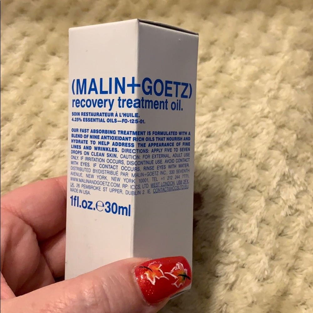Malin+goetz recovery oil NIB